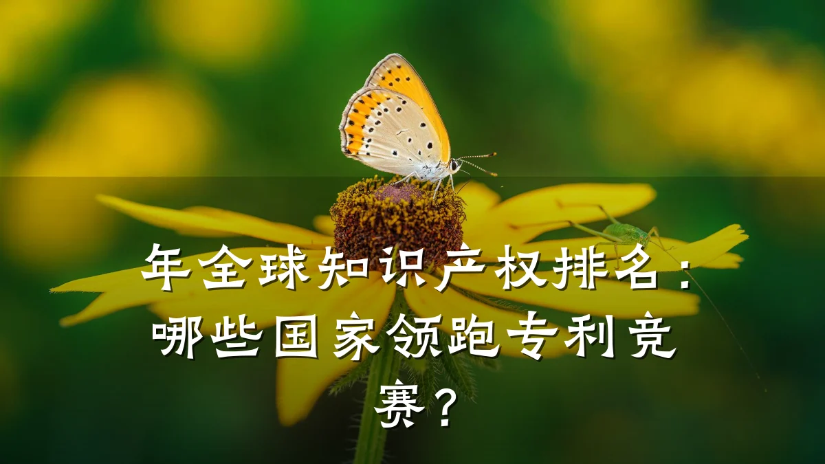 年全球知识产权排名:哪些国家领跑专利竞赛?