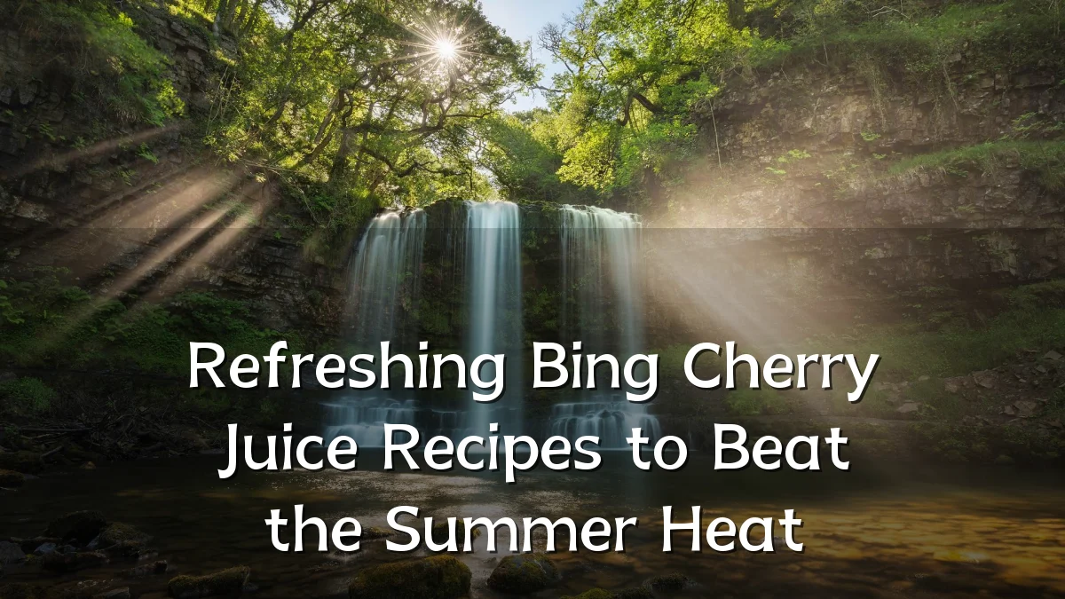 Refreshing Bing Cherry Juice Recipes to Beat the Summer Heat