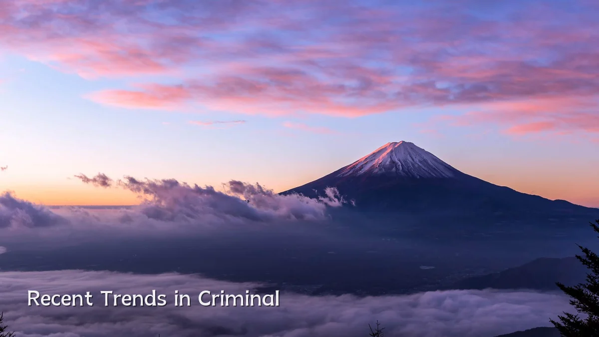 Recent Trends in Criminal