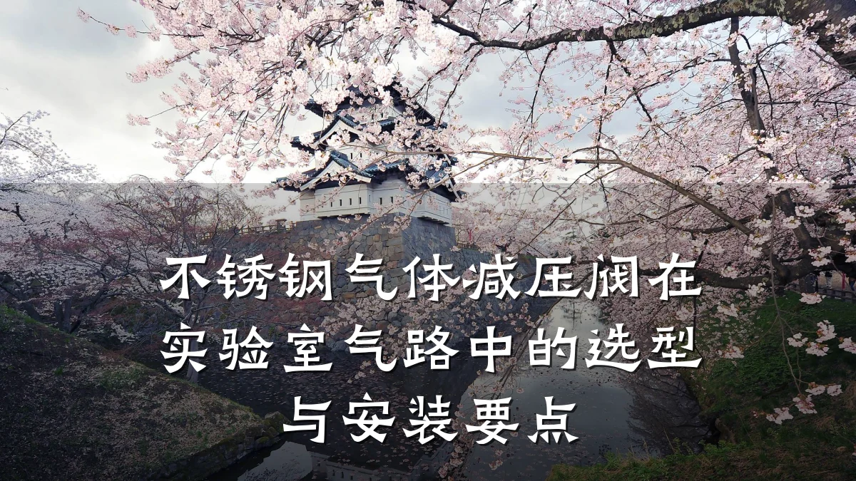 不锈钢气体减压阀在实验室气路中的选型与安装要点